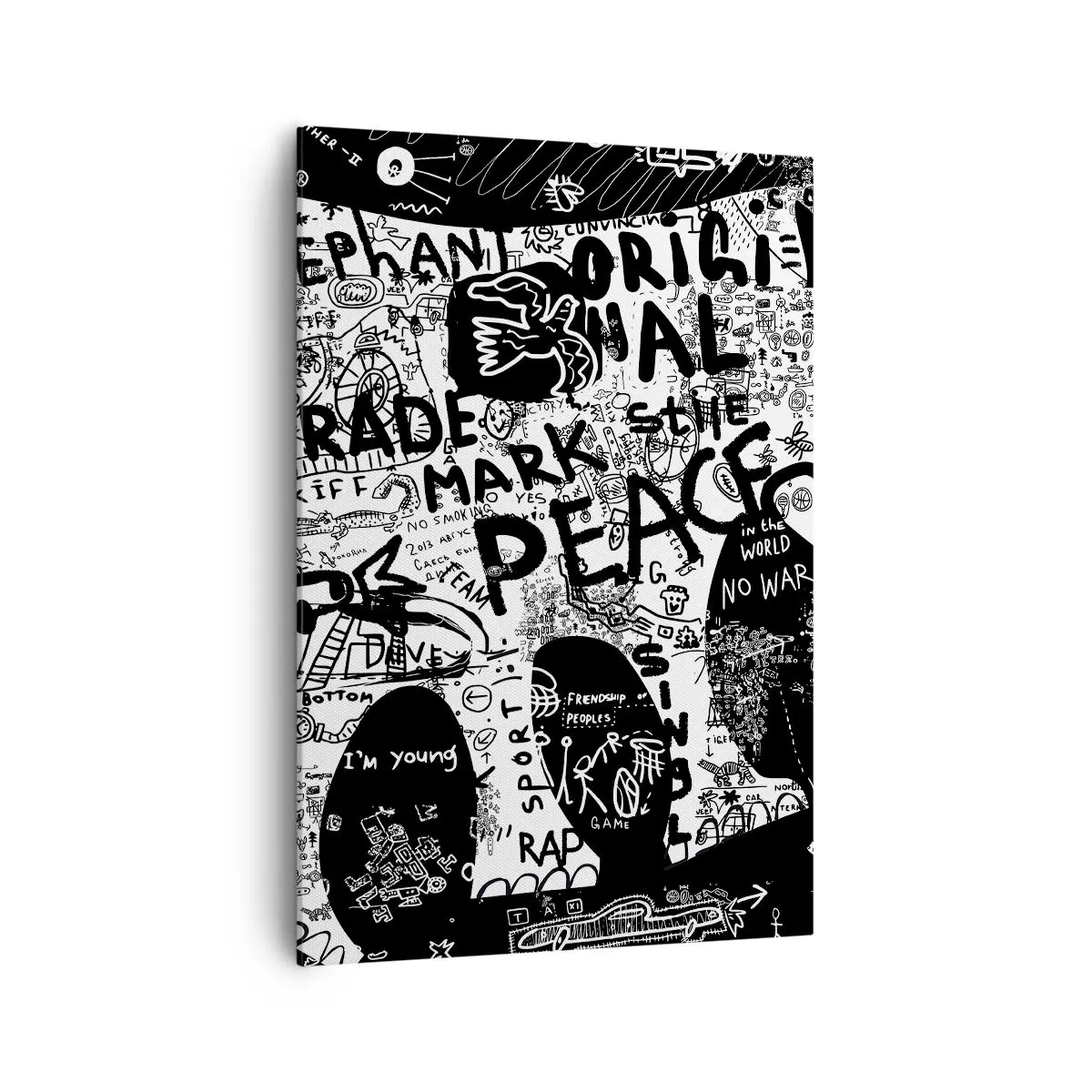 Tablou pe pânză - Lumea bogată a străzii - 70x100 cm