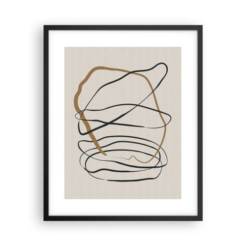 Poster în ramă neagră - Compoziție - Dans posesiv - 40x50 cm