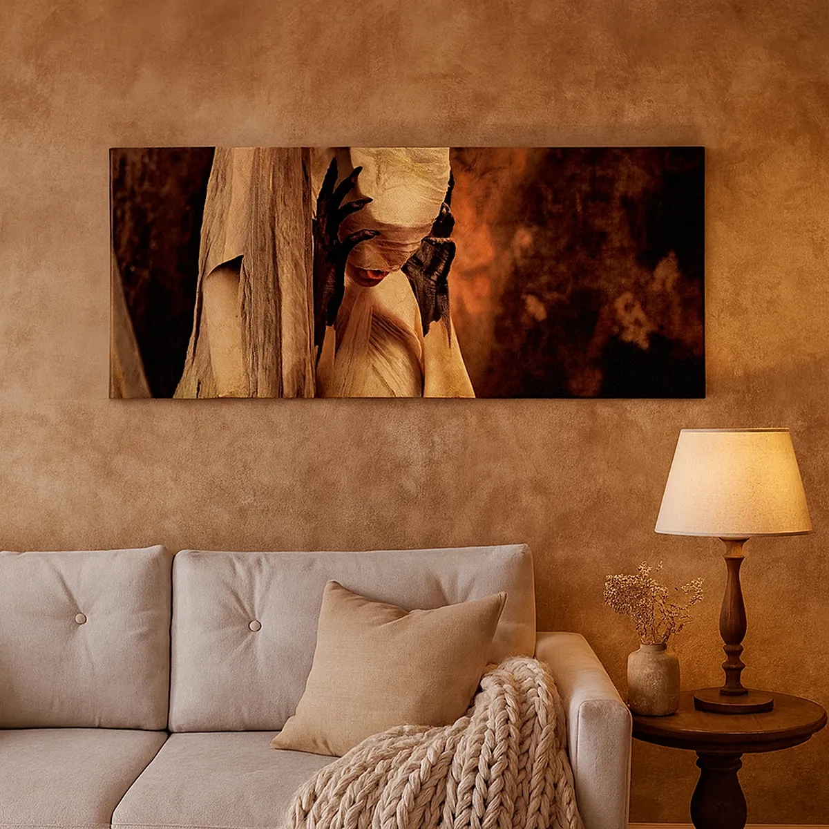 Tablou pe pânză - Între bine și rău - 30x30 cm