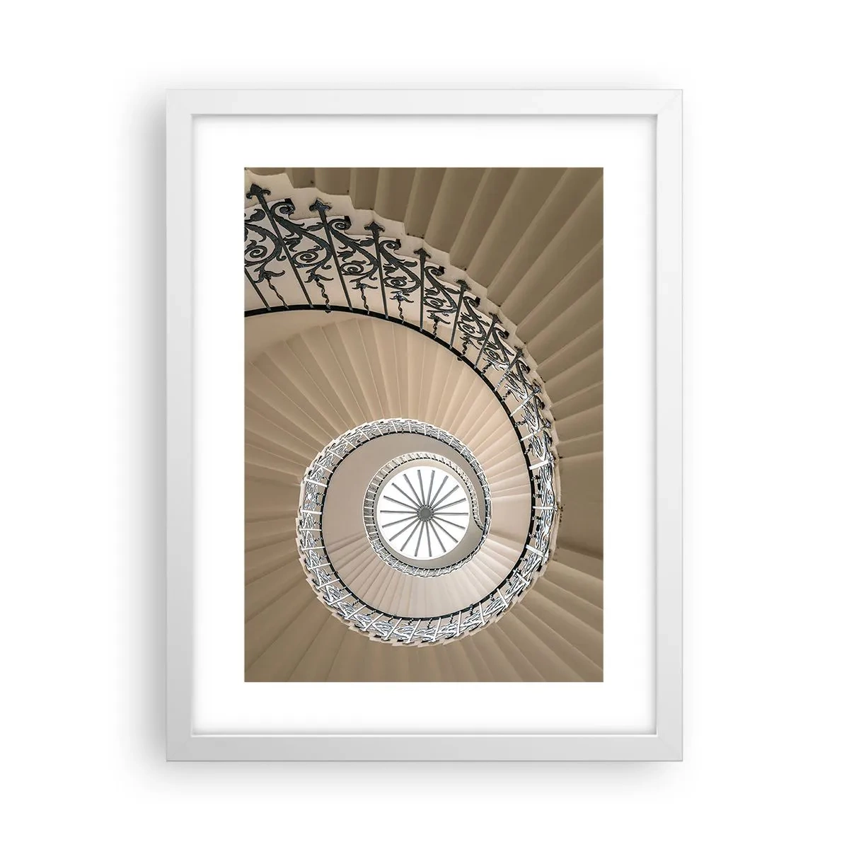 Poster în ramă albă - În interiorul cochiliei - 30x40 cm