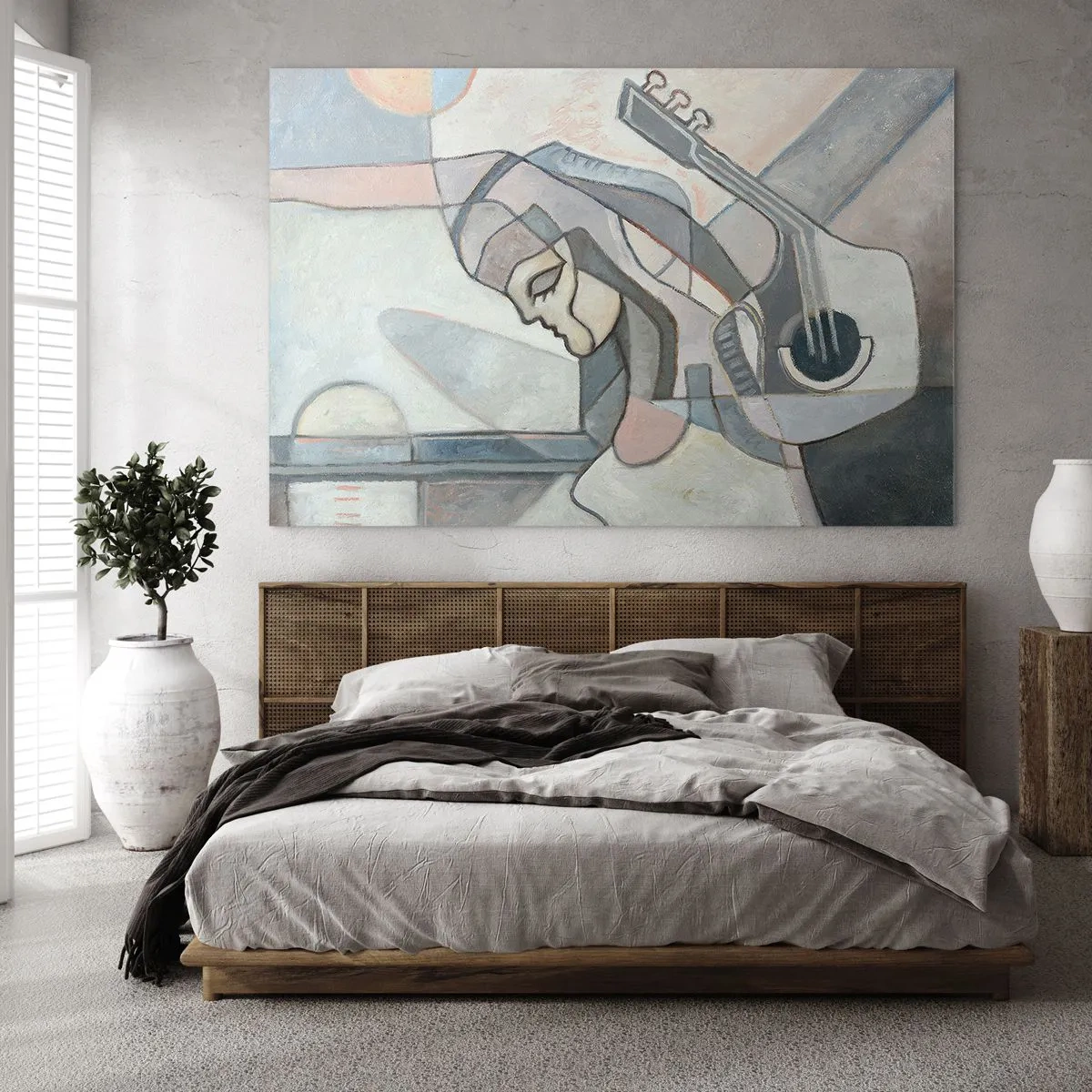 Tablou pe sticlă - În puterea muzicii - 120x80 cm