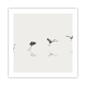 Poster - Patru pași simpli - 50x50 cm