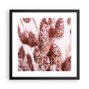 Poster în ramă neagră - Aparent discrete - 40x40 cm