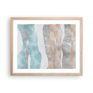 Poster în ramă de stejar deschis - Studiu de proximitate - 50x40 cm