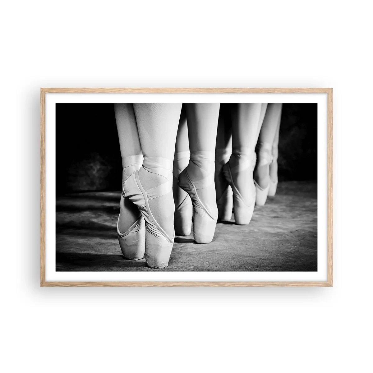 Poster în ramă de stejar deschis - Împreună, elegant - 91x61 cm