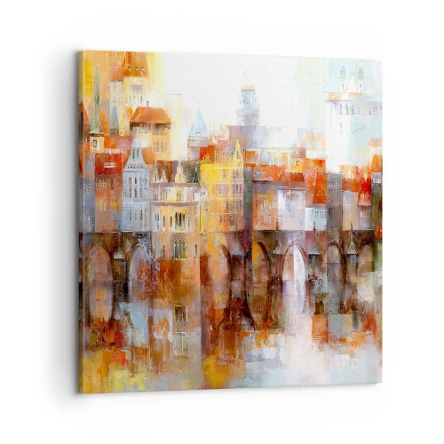 Tablou pe pânză - Frumos și sub pod - 60x60 cm