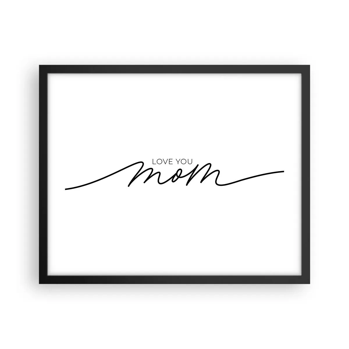 Poster în ramă neagră - Mare emoție - 50x40 cm