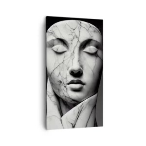 Tablou pe pânză - Forme de marmură - 45x80 cm