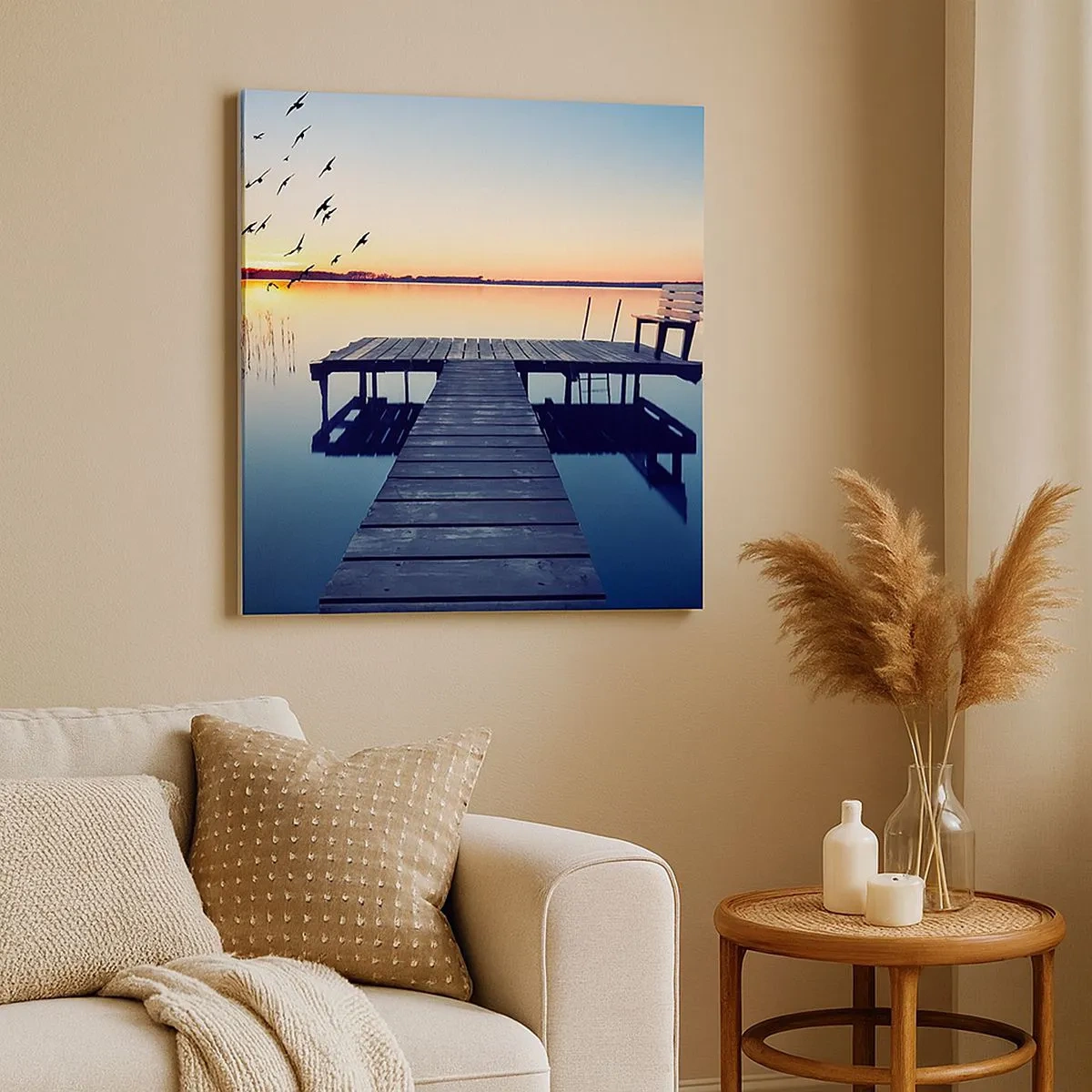 Tablou pe pânză - A fost o zi bună - 30x30 cm