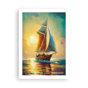Poster - Pânzele umflate de vânt - 50x70 cm