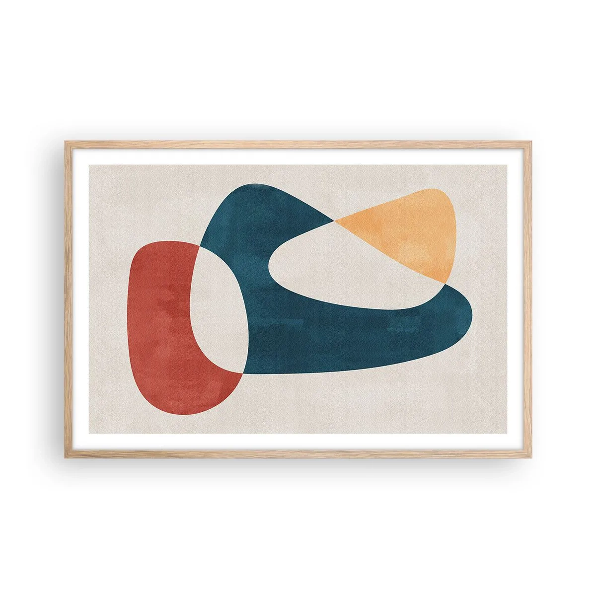 Poster în ramă de stejar deschis - Influențe și metamorfoze - 91x61 cm