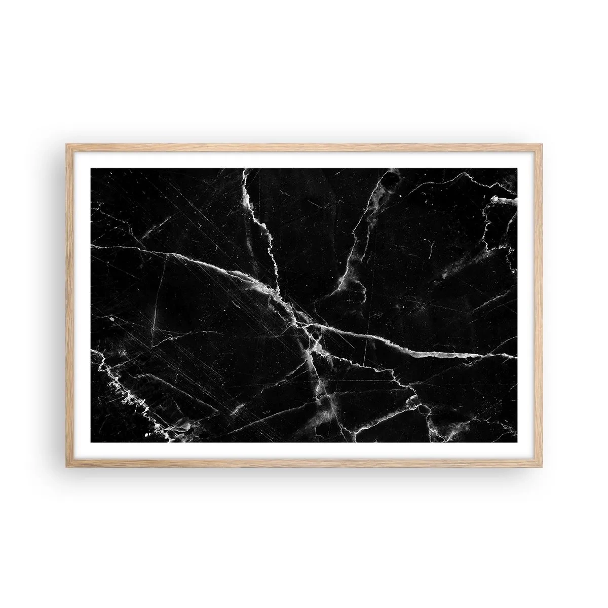 Poster în ramă de stejar deschis - Viața secretă a unei pietre - 91x61 cm