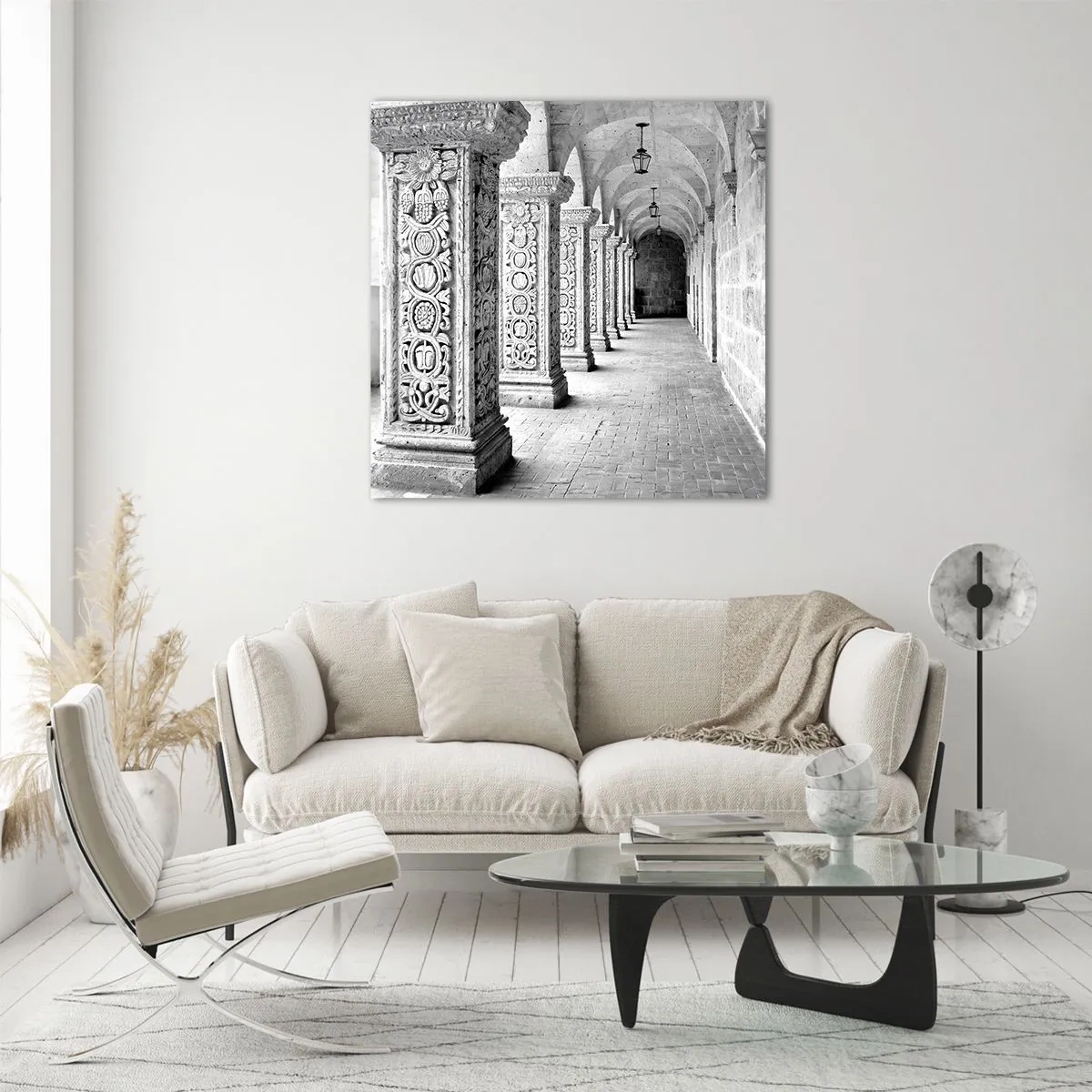 Tablou pe sticlă - Și încotro…? - 70x70 cm