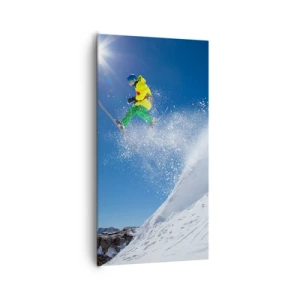 Tablou pe pânză - Dansând cu munții - 65x120 cm