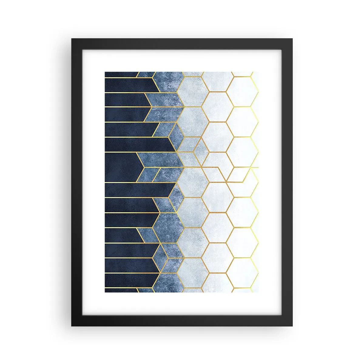 Poster în ramă neagră - Compoziție în ritm sincopat - 30x40 cm