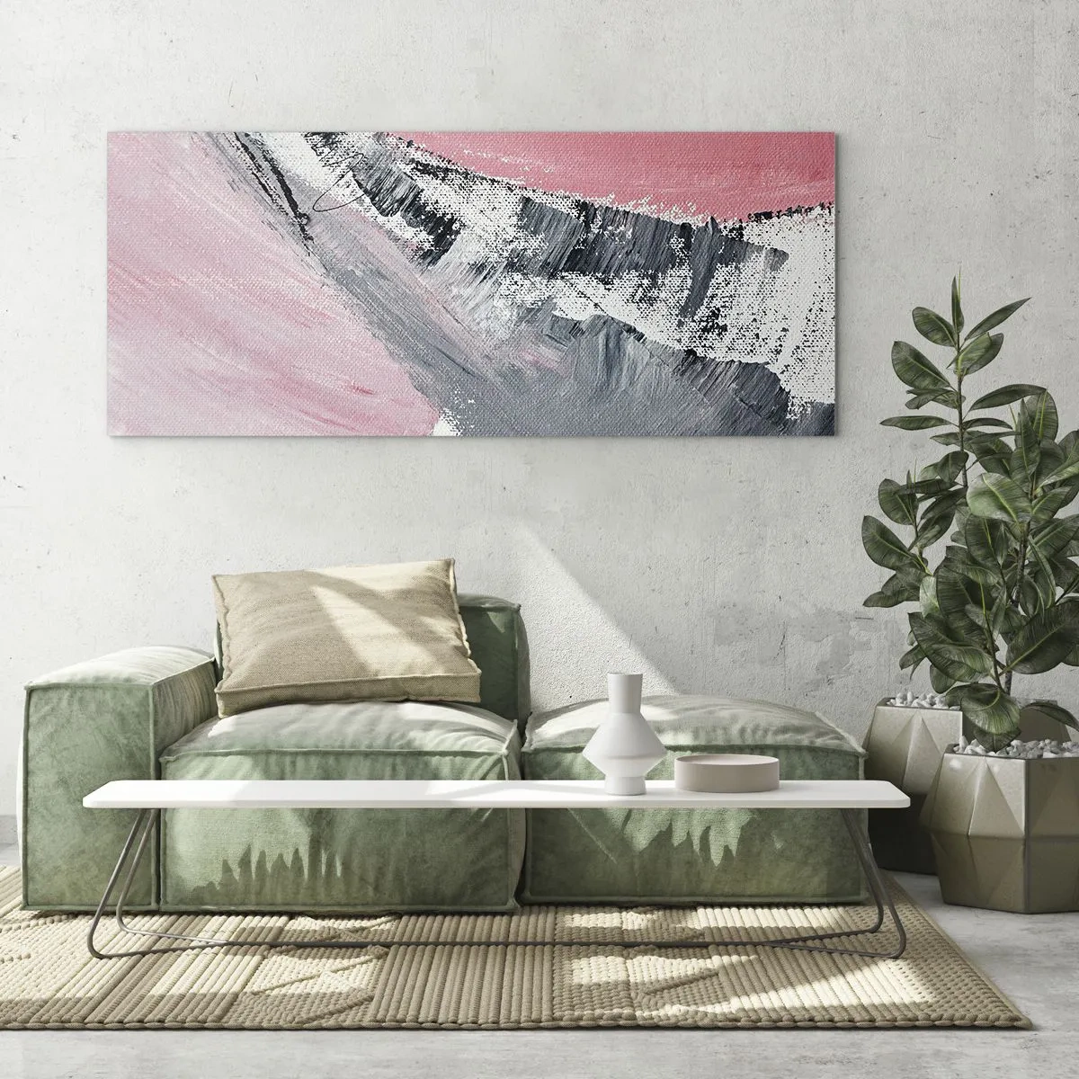 Tablou pe sticlă - Compoziție adaptată - 120x50 cm