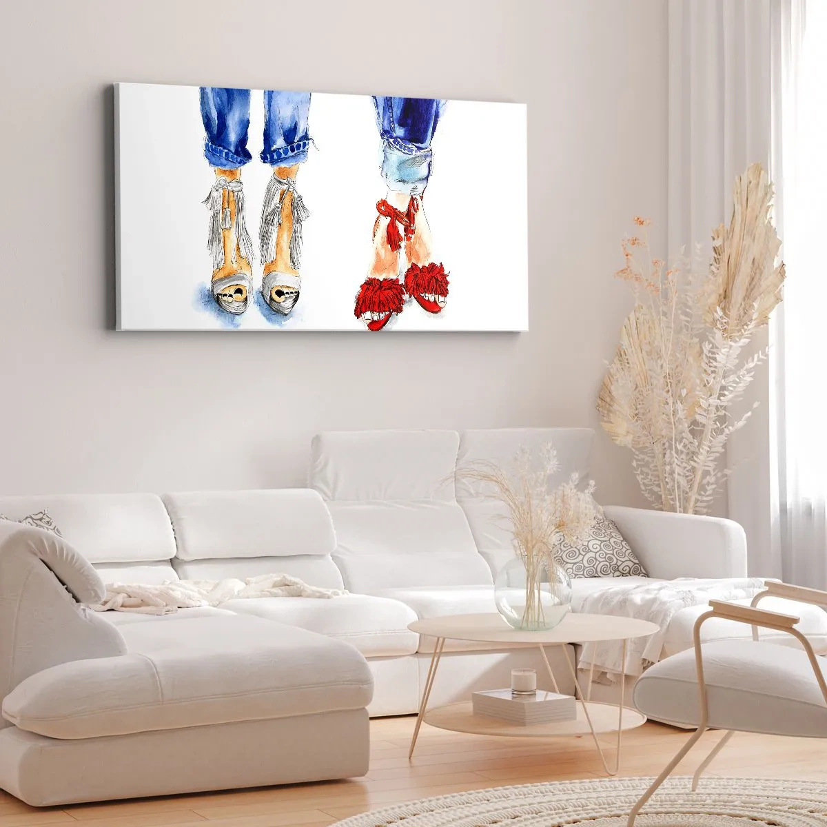 Tablou pe pânză - De ce nu mergem la o plimbare? - 140x50 cm