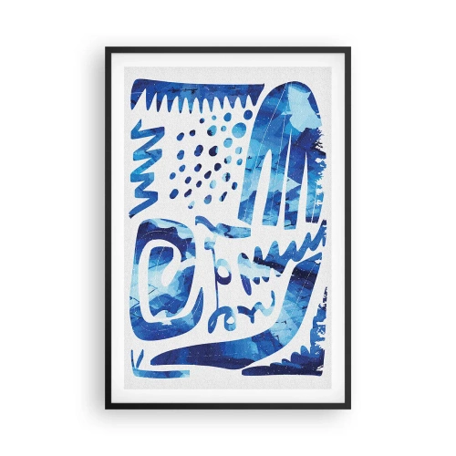 Poster în ramă neagră - Înapoi la rădăcini - 61x91 cm