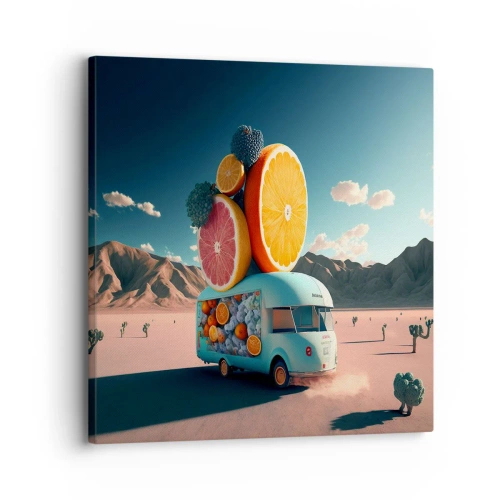 Tablou pe pânză - Gustul vacanței - 30x30 cm