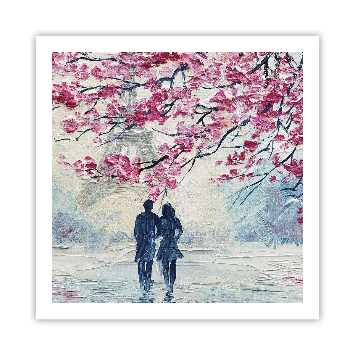 Poster - Plimbare romantică - 60x60 cm
