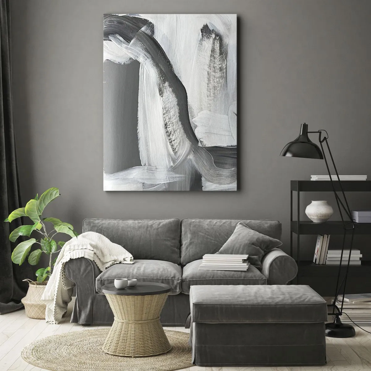 Tablou pe pânză - Cu o mișcare decisivă - 80x120 cm