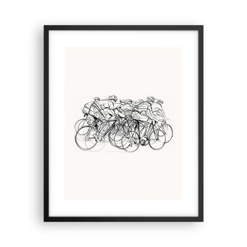 Poster în ramă neagră - Mână în mână - 40x50 cm
