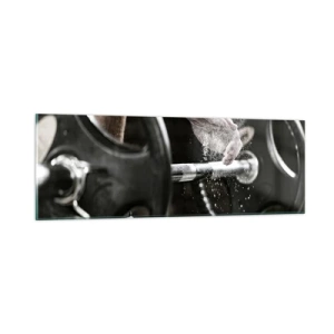 Tablou pe sticlă - Provocare acceptată! - 90x30 cm