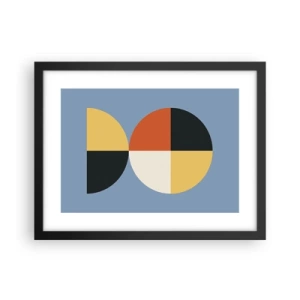 Poster în ramă neagră - Uită-te și numără - 40x30 cm