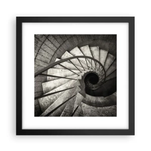Poster în ramă neagră - În sus și în jos - 30x30 cm