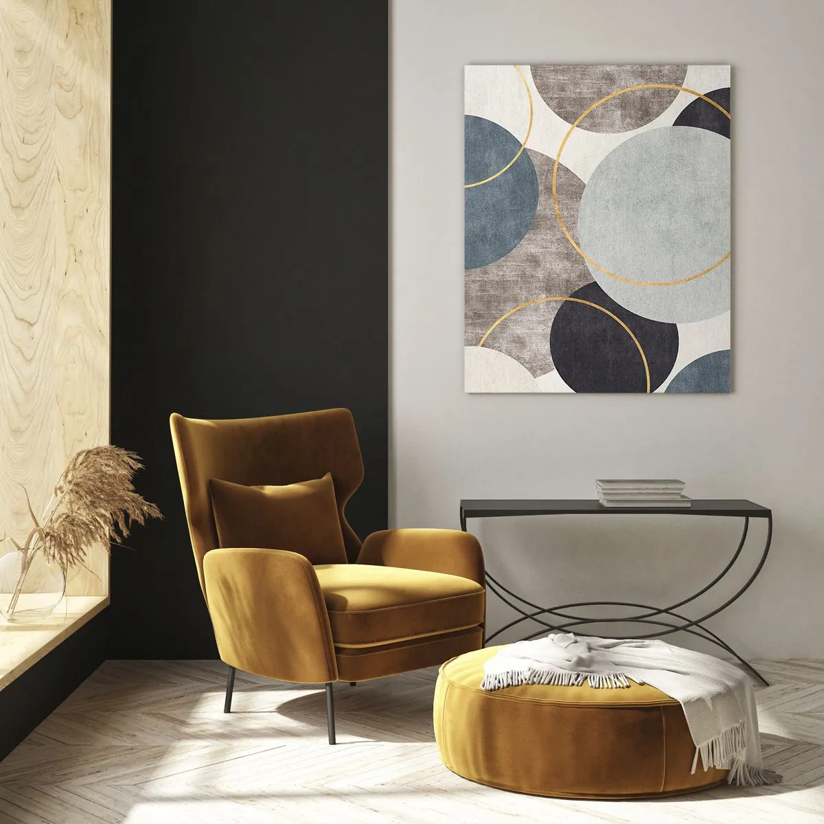 Tablou pe sticlă - Roată cu roată - 50x70 cm
