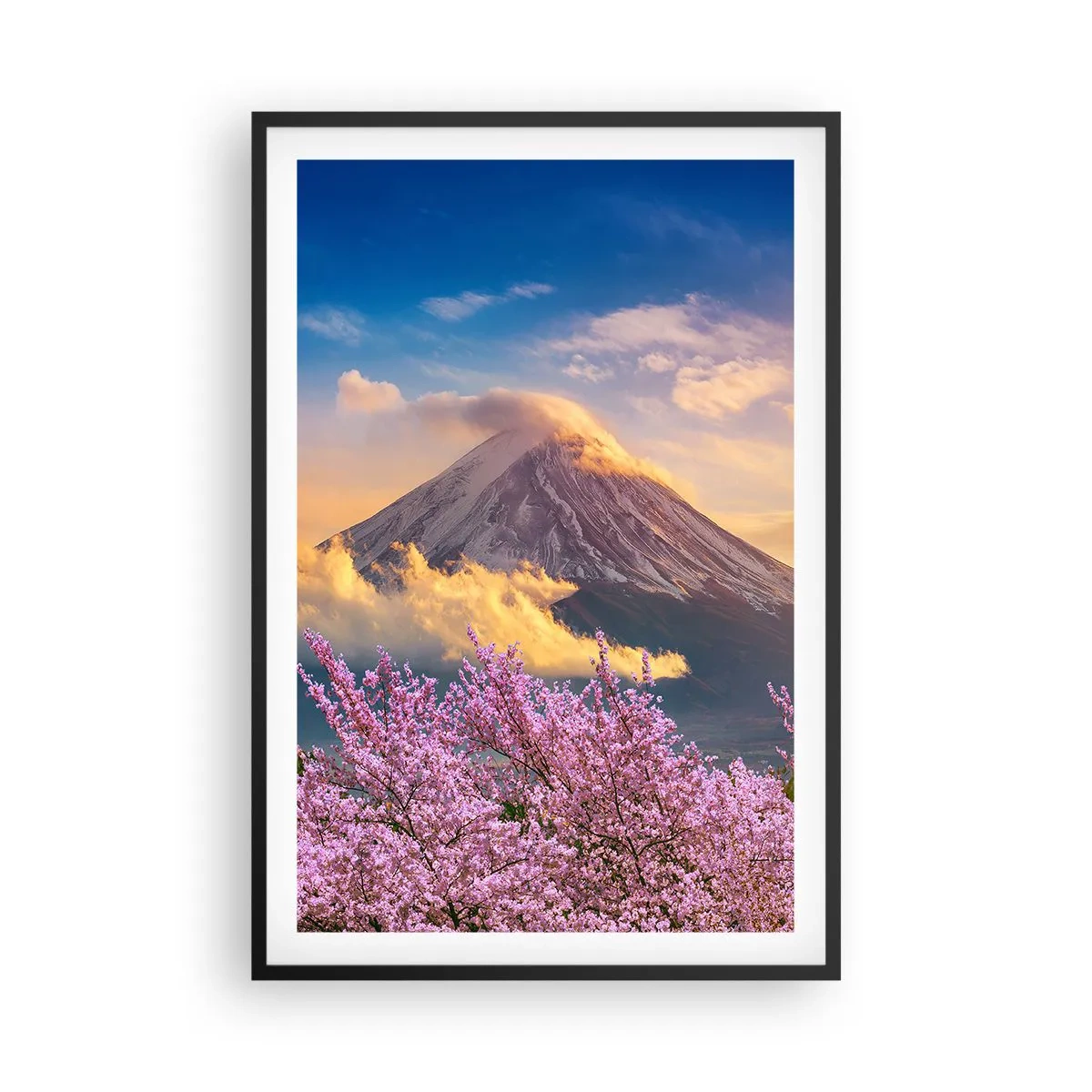 Poster în ramă neagră - Sfințenia japoneză - 61x91 cm
