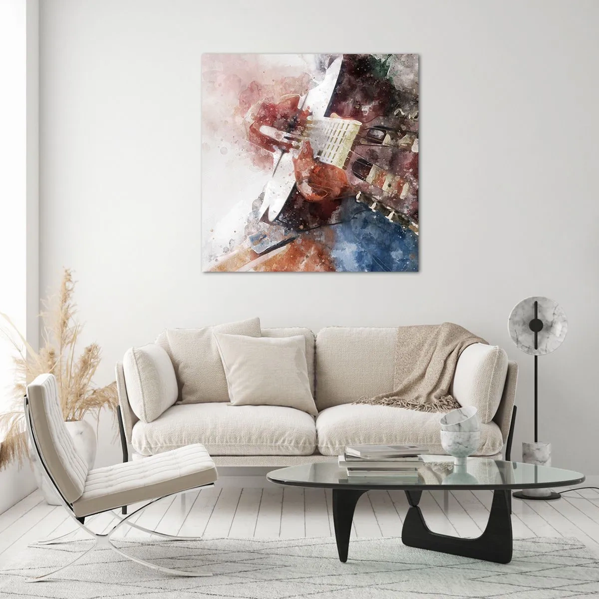 Tablou pe sticlă - Și ce părere ai? - 60x60 cm