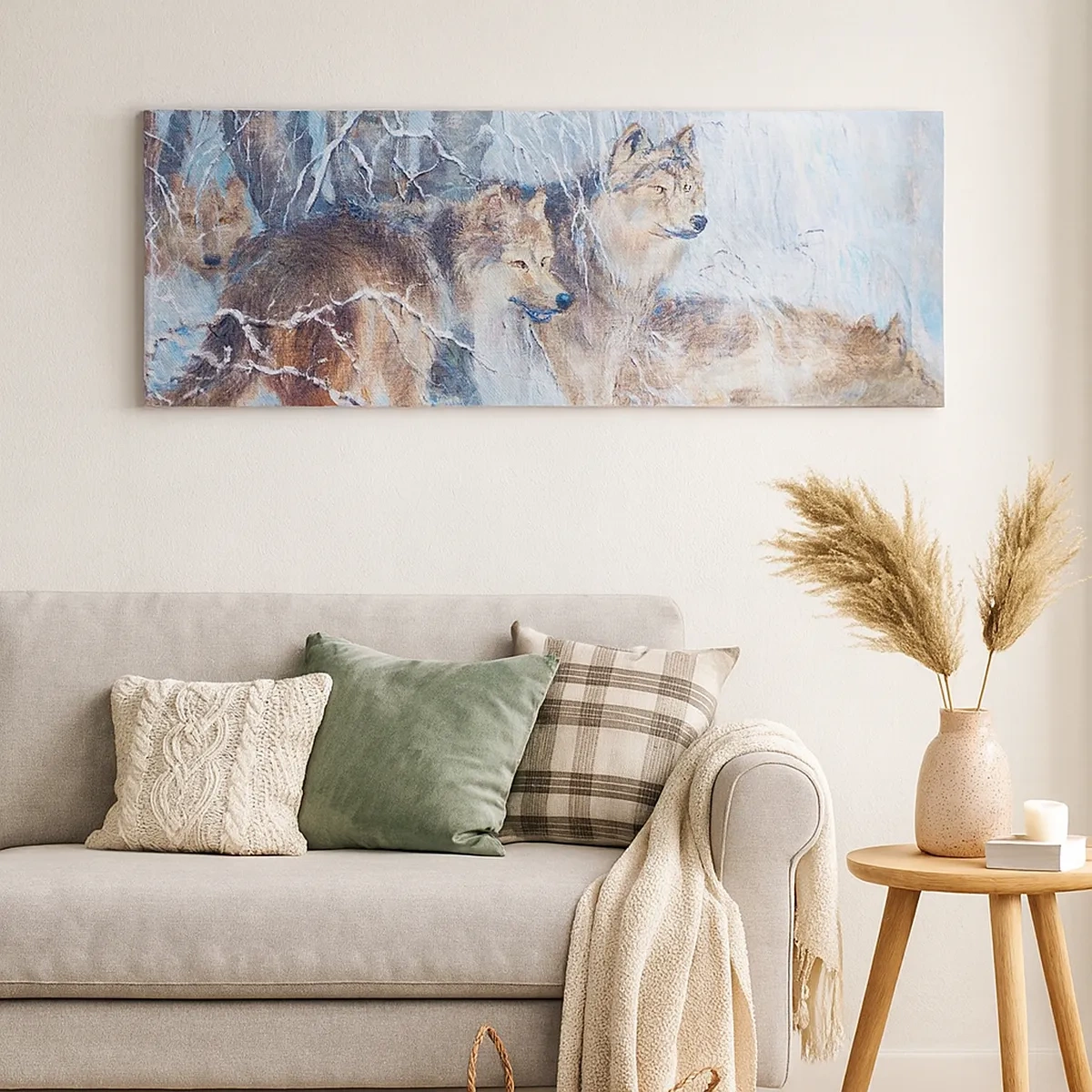 Tablou pe pânză - Atenție! Vine... - 30x30 cm