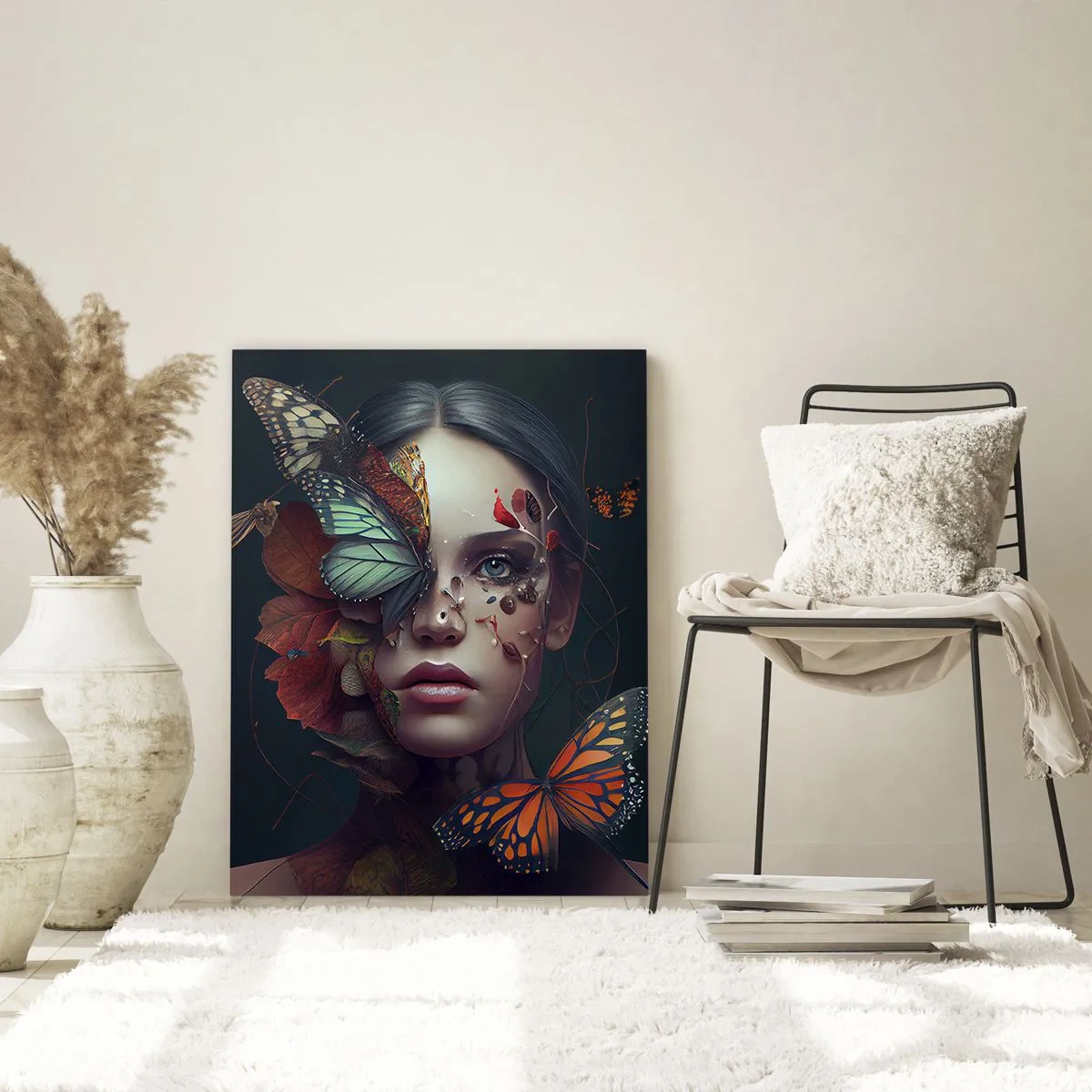 Tablou pe sticlă - Transformare minunată - 70x100 cm