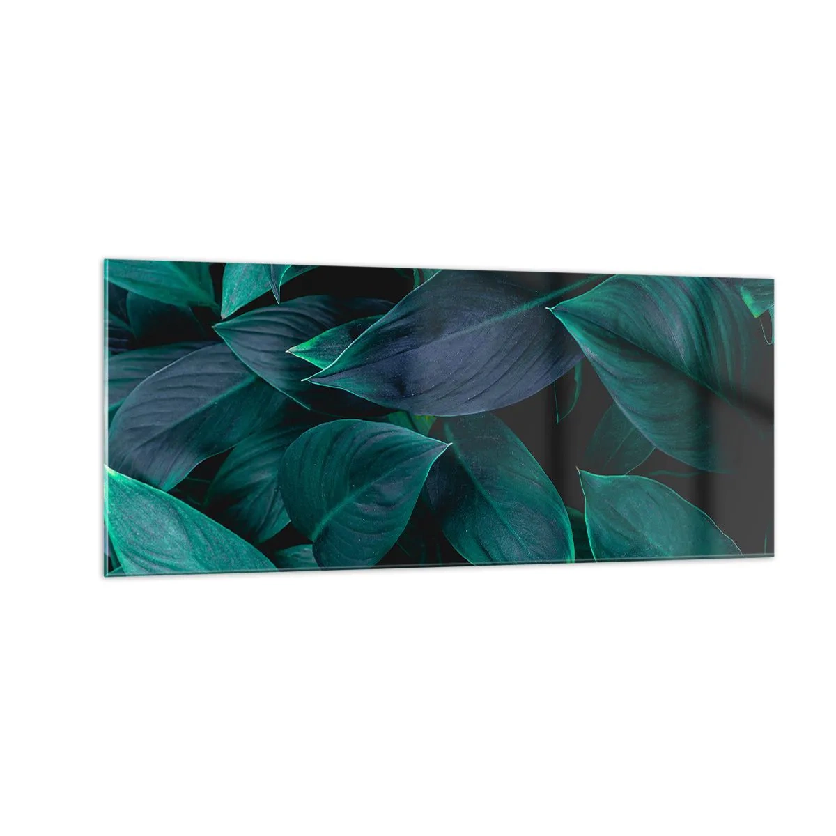 Tablou pe sticlă - Verdeața în sine - 100x40 cm