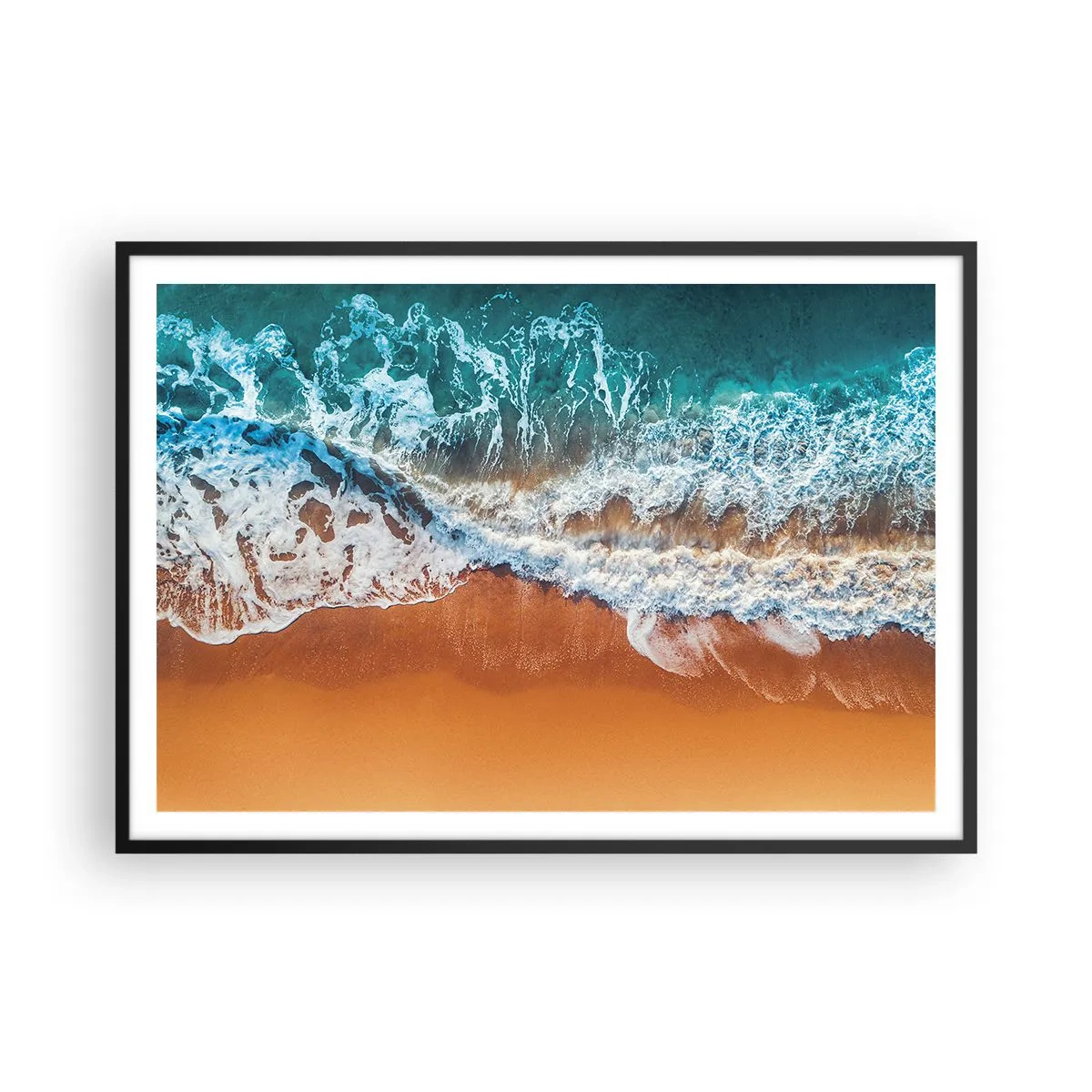 Poster în ramă neagră - Întotdeauna în tandem - 100x70 cm