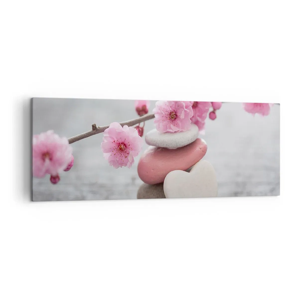 Tablou pe pânză - Fericirea florilor de cireș - 140x50 cm