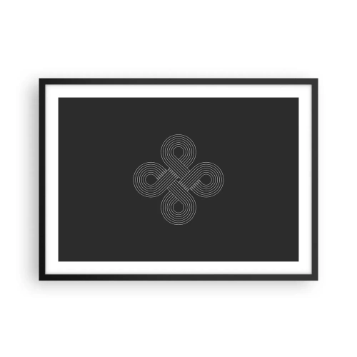 Poster în ramă neagră - În spirit celtic - 70x50 cm
