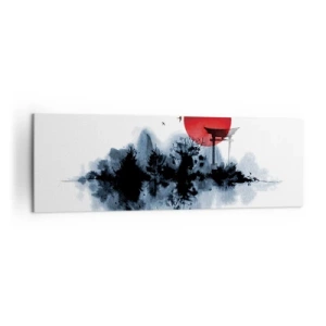 Tablou pe pânză - O vedere japoneză - 160x50 cm