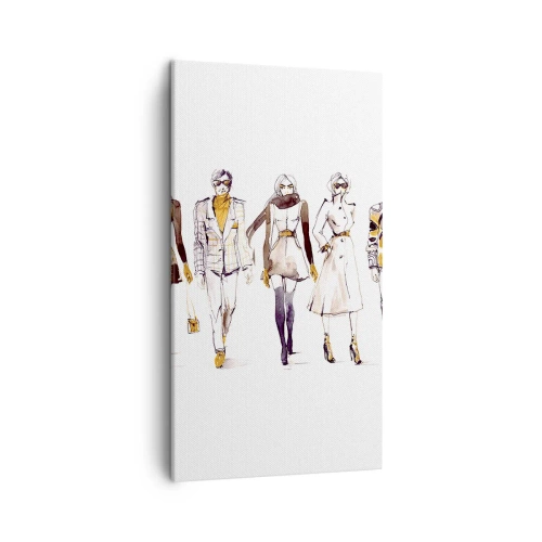 Tablou pe pânză - Chic discret, eleganță casuală - 45x80 cm