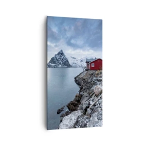 Tablou pe pânză - Refugiu scandinav - 55x100 cm
