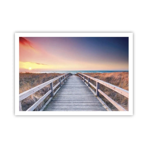 Poster - Aurora baltică de seară - 100x70 cm