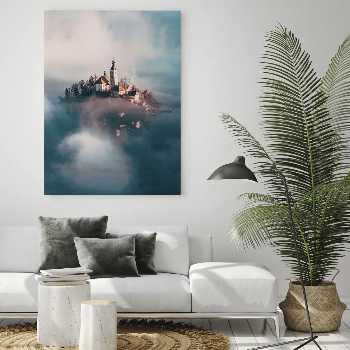 Tablou pe sticlă - Insula de vis - 50x70 cm