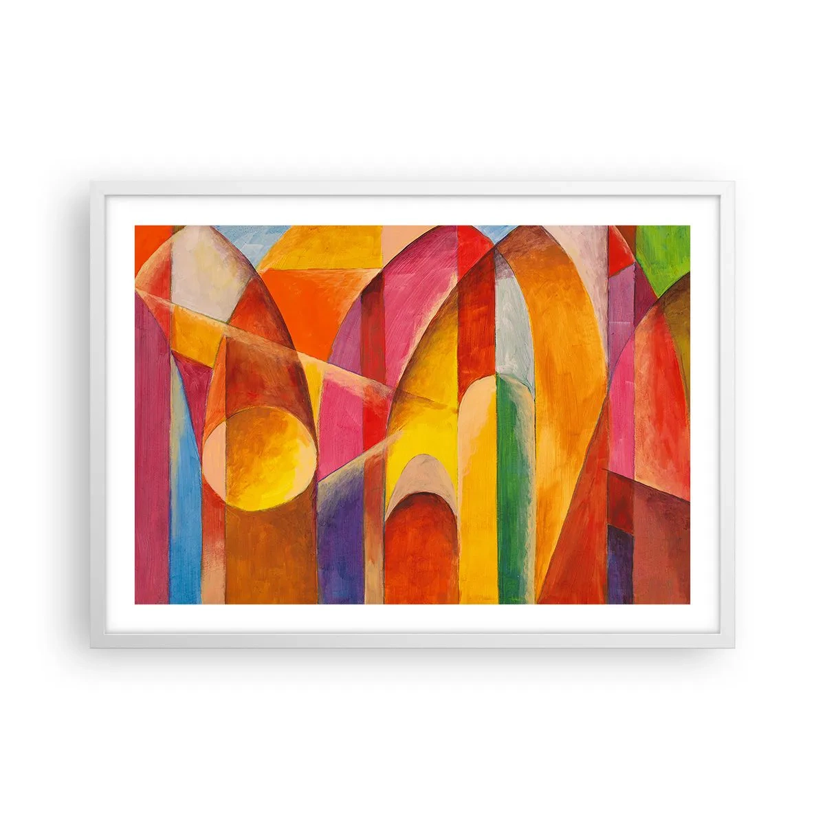 Poster în ramă albă - Catedrala Soarelui - 70x50 cm