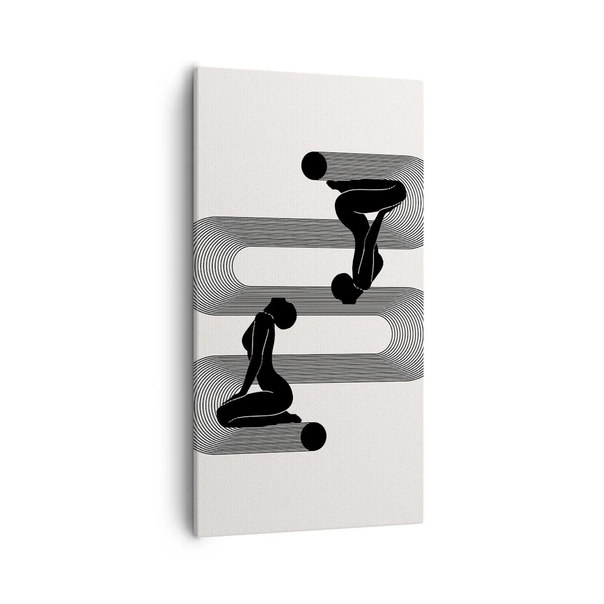 Tablou pe pânză - Simetrie senzuală - 55x100 cm