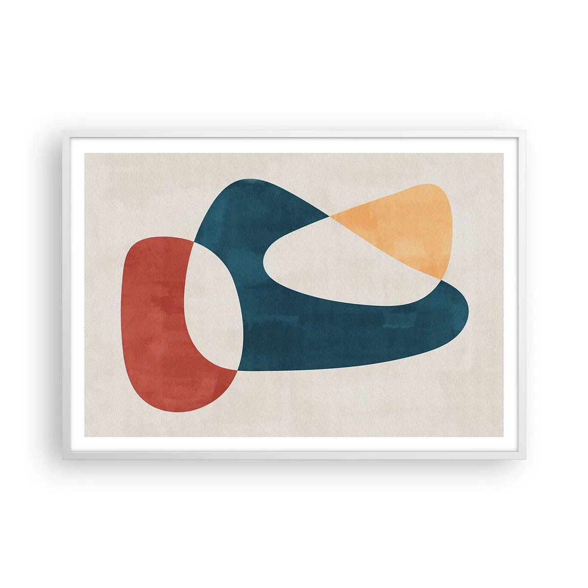 Poster în ramă albă - Influențe și metamorfoze - 100x70 cm