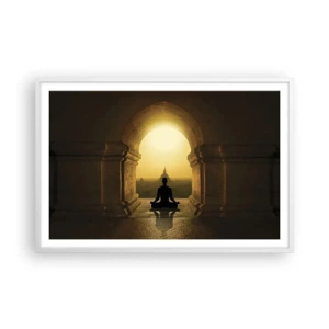 Poster în ramă albă - Armonie completă - 91x61 cm