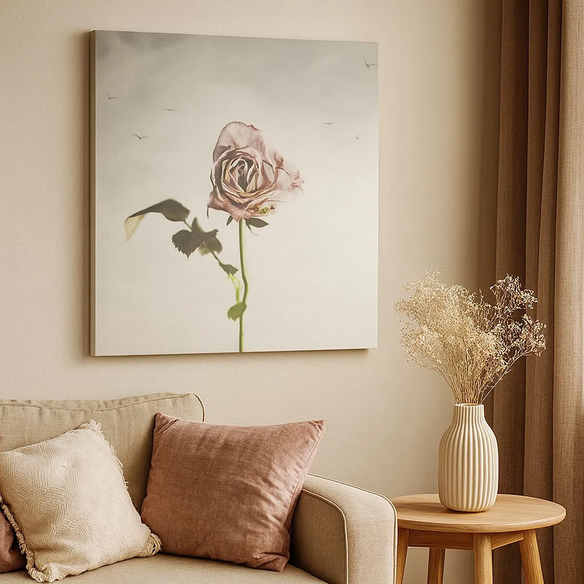 Tablou pe pânză - Primăvara binevenită - 30x30 cm