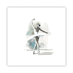 Poster - Fermecată într-o lebădă - 30x30 cm