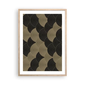 Poster în ramă de stejar deschis - Unitate în multiplicitate - 50x70 cm